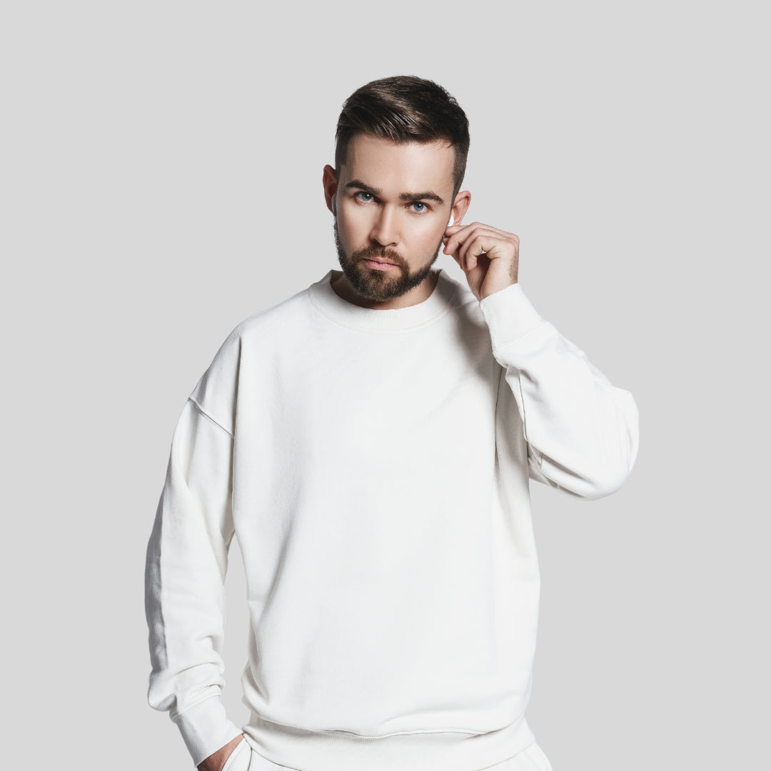 Organic Cotton Crewneck Sweatshirt